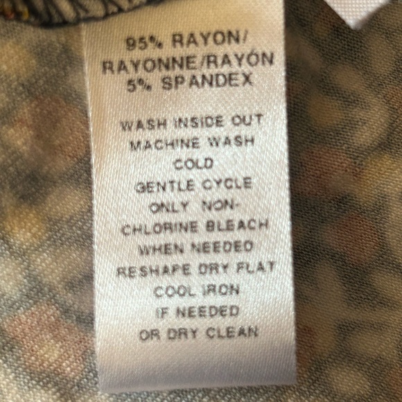 LOFT PETITES CAP SLEEVE FLORAL PRINT DRESS - Picture 3 of 4